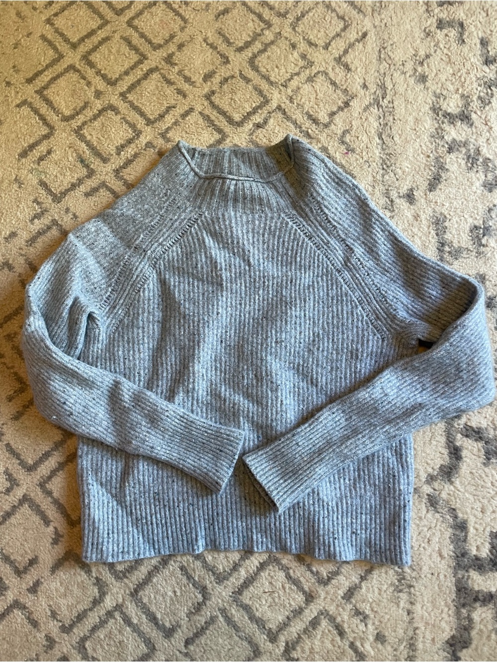 J. Crew women’s blue merino wool blend sweater size small